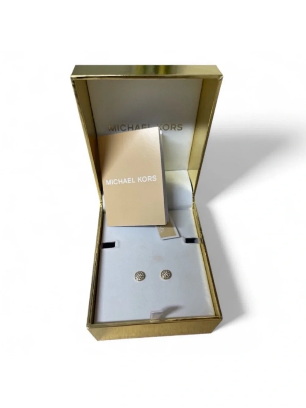 Michael Kors Gold Color Stud Earrings